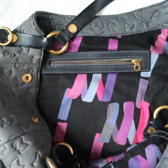 Marc by Marc Jacobs Neoprene Monogram Hobo Bag - Picture 6 of 8